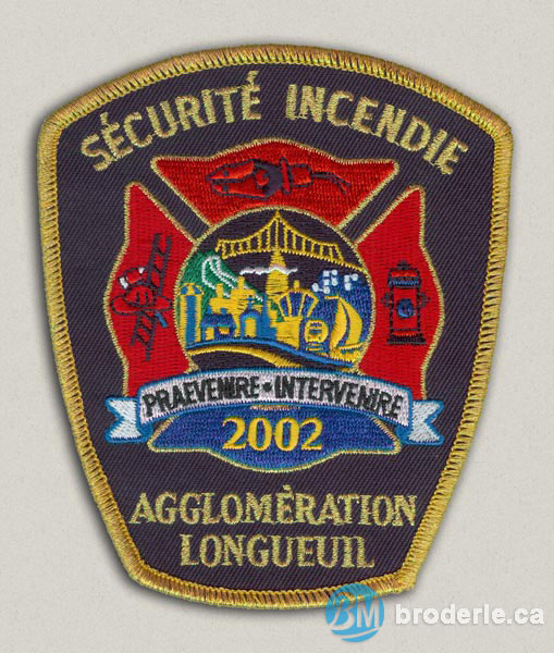 Ecusson Longueuil Securite Incendie