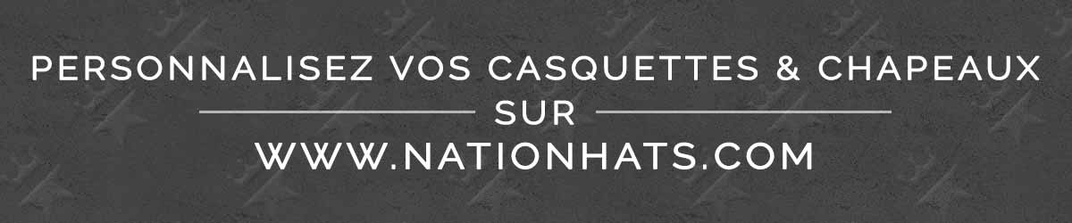 Créez casquettes et chapeaux personnalisé sur Nationhats