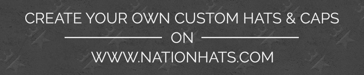 Create your own custom caps and hats and Nationhats.com